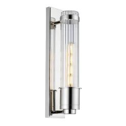 Kinkiet Wellington - 1 źródło światła - Polerowany chrom (QN-WELLINGTON1-PC) - Quintiesse