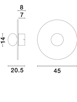 Kinkiet wewnętrzny ASUNTA (LE44657) - Luces Exclusivas