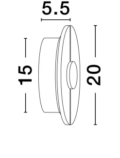 Kinkiet wewnętrzny MAIRANA (LE44619) - Luces Exclusivas