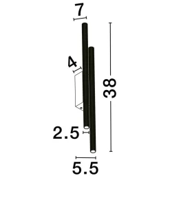 Kinkiet wewnętrzny VELASCO (LE44924) - Luces Exclusivas