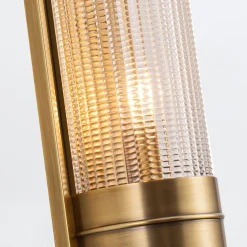 Kinkiet Willard - 2 źródła światła - Vintage mosiądz (QN-WILLARD-2WB-VBS-PG) - Quintiesse