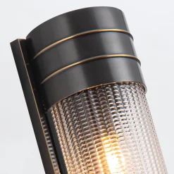 Kinkiet Willard - 2 źródła światła - Miejski brąz (QN-WILLARD-2WB-UBZ-PG) - Quintiesse