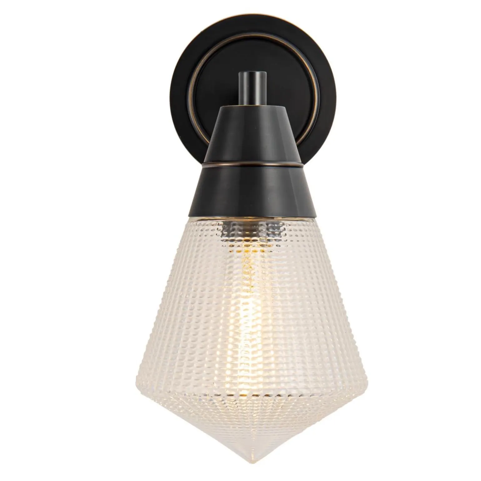 Kinkiet Willard - 1 źródło światła - Miejski brąz (QN-WILLARD-1WB-UBZ-PG) - Quintiesse