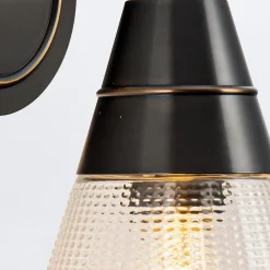 Kinkiet Willard - 1 źródło światła - Miejski brąz (QN-WILLARD-1WB-UBZ-PG) - Quintiesse