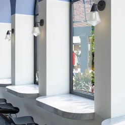 Kinkiet Willard - 1 źródło światła - Miejski brąz (QN-WILLARD-1WB-UBZ-PG) - Quintiesse