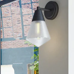 Kinkiet Willard - 1 źródło światła - Miejski brąz (QN-WILLARD-1WB-UBZ-PG) - Quintiesse