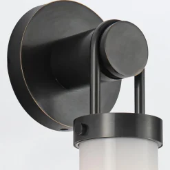 Kinkiet Wynwood - 1 źródło światła - Miejski brąz (QN-WYNWOOD-1WB-UBZ) - Quintiesse