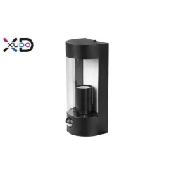 Kinkiet z czujnikiem ruchu, E27 LED IP44 PC czarny PIR (XD-QA101B) - Xudo
