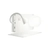 Kinkiet z półką i ładowaniem USB BOOK Biały (BOOK-1_AP_BIANCO) - Ideal Lux