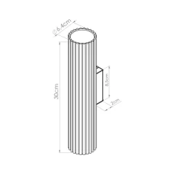 Kinkiet ze ściemniaczem Push Dimm/DALI2 IVAR zielony oliwkowy LED 4000K (TH.626) - Thoro Lighting
