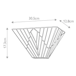 Kinkiet ze szkła witrażowego Alderley Vintage brąz (TF-ALDERLEY-WU) - Elstead Lighting