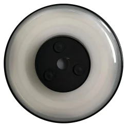 Kinkiet ze zmienną barwą światła Disk 15W 3CCT IP65 Czarny (ML1287) - Milagro