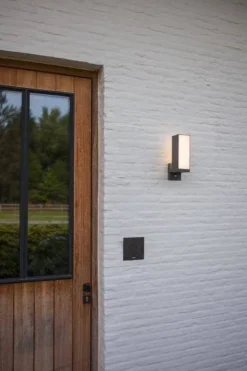 Kinkiet Zew. CUBA - CZUJNIK RUCHU Kol. Antracyt 3000K (5193811118) - Lutec