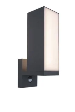 Kinkiet Zew. CUBA - CZUJNIK RUCHU Kol. Antracyt 3000K (5193811118) - Lutec