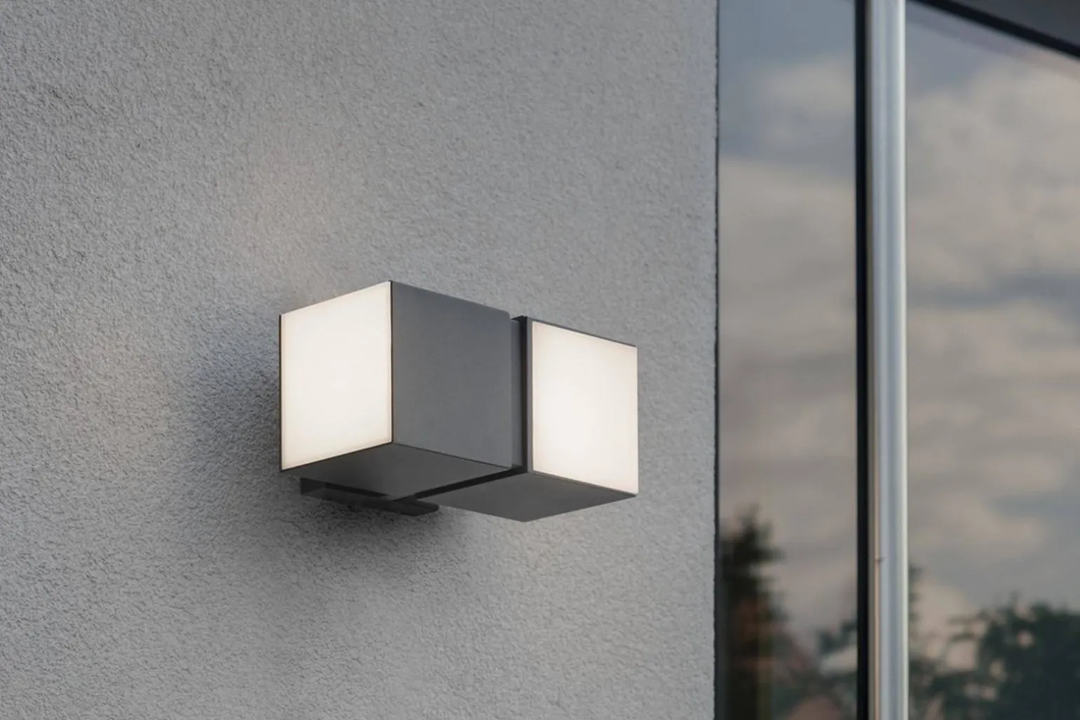 Kinkiet Zew. CUBA Kol. Antracyt 4000K (5193808118) - Lutec