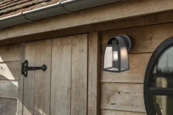 Kinkiet Zew. KELSEY Kol. Czarny K (5273702012) - Lutec