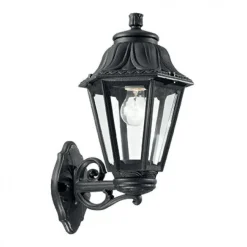 Kinkiet zewnętrzny ANNA AP1 Duży czarny (101491) Ideal Lux