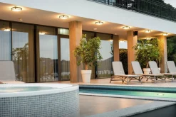 Kinkiet zewnętrzny / plafon NORDLAND 7120 GRAPHITE 2xLED E27 LED 2 X 9W NO Norlys