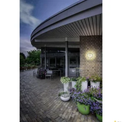 Kinkiet zewnętrzny z czujnikiem Q-RING IP54 biały (1007917) - SLV