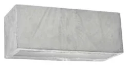 Kinkiet zewnętrzny ASKER BIG 1710 GALVANIZED 2xLED 7,1W 3000K EEI C Norlys