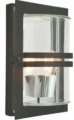 Kinkiet zewnętrzny BASEL 660 BLACK E27 LED 9W NO Norlys