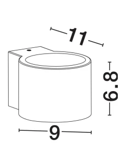 Kinkiet zewnętrzny CABEZAS (LE73796) - Luces Exclusivas