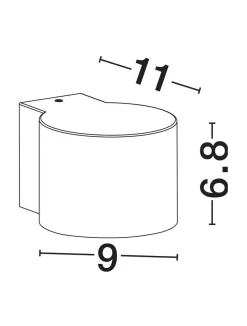 Kinkiet zewnętrzny CABEZAS (LE73795) - Luces Exclusivas