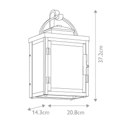 Kinkiet zewnętrzny Carlson (KL-CARLSON-M-RZ) - Elstead Lighting