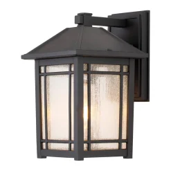 Kinkiet zewnętrzny Cedar Point (QZ-CEDAR-POINT-M-BK) - Elstead Lighting