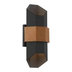 Kinkiet zewnętrzny Chasm (QZ-CHASM-M-BKW) - Elstead Lighting