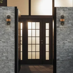 Kinkiet zewnętrzny Chasm (QZ-CHASM-M-BKW) - Elstead Lighting