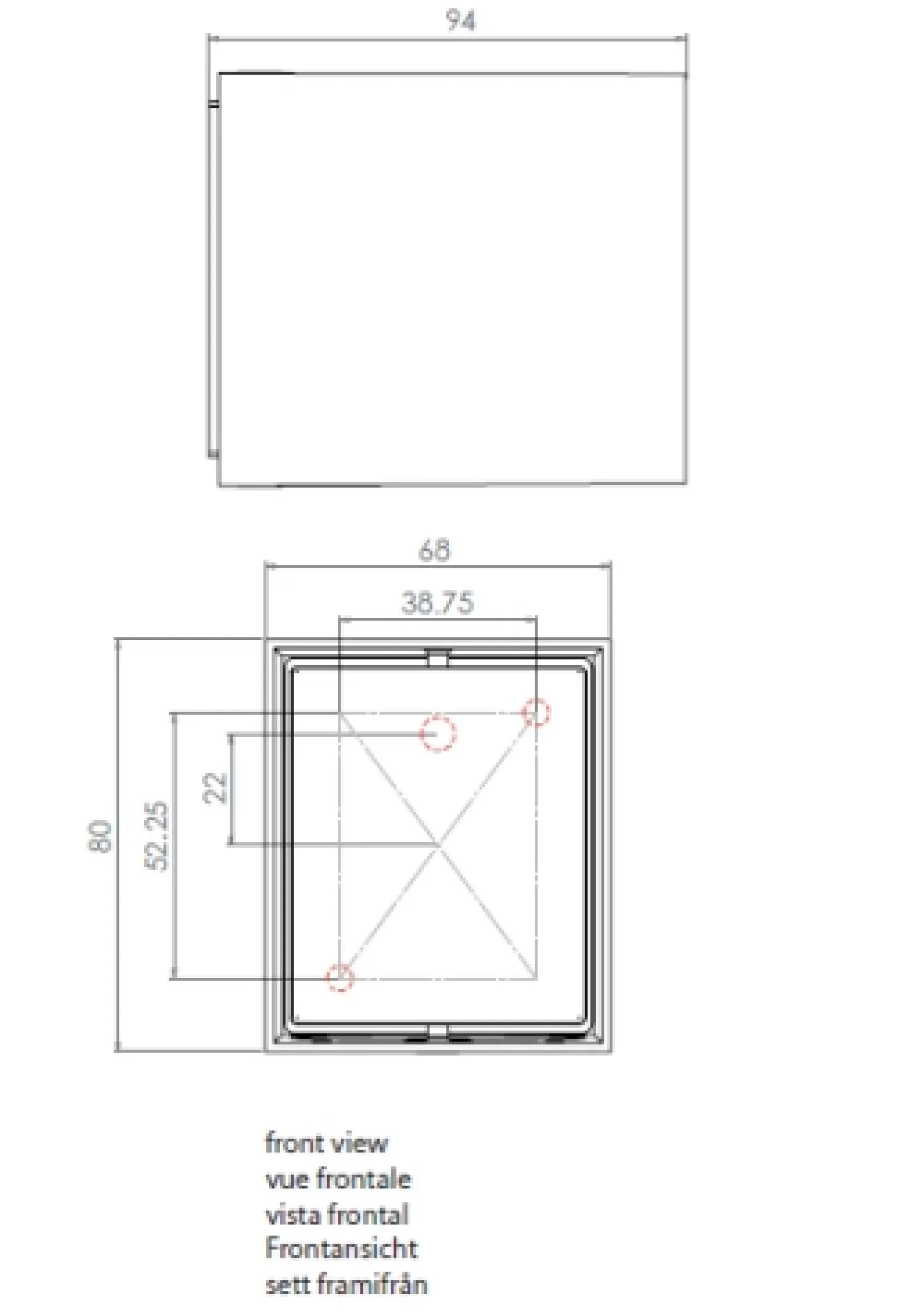 Kinkiet zewnętrzny CHIOS 80 - srebrny (7125) - Astro Lighting
