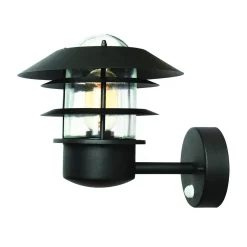 Kinkiet zewnętrzny czujnikiem ruchu Helsingor (HELSINGOR-PIR-BK) - Elstead Lighting