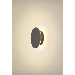 Kinkiet zewnętrzny D-RING S czarna (1007911) - SLV