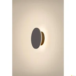 Kinkiet zewnętrzny D-RING S czarna (1007911) - SLV