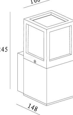 Kinkiet zewnętrzny Facado A (D731059)