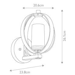 Kinkiet zewnętrzny Grand Bank (KL-GRAND-BANK1-DAG) - Elstead Lighting