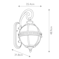 Kinkiet zewnętrzny Halleron (KL-HALLERON-2S) - Elstead Lighting