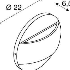 Kinkiet zewnętrzny LID II UP/DOWN (1007281) - SLV