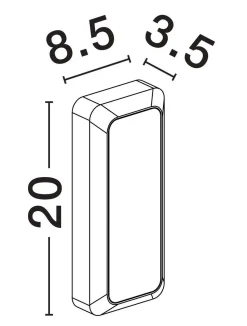 Kinkiet zewnętrzny PASCO (LE73776) - Luces Exclusivas
