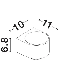 Kinkiet zewnętrzny PEDREGAL (LE73780) - Luces Exclusivas