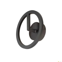 Kinkiet zewnętrzny Q-RING PHASE, IP65, czarna (1007918) - SLV