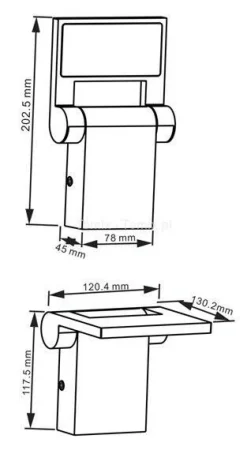 Kinkiet zewnętrzny Robi flex (D731068)