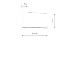 Kinkiet zewnętrzny SEMI LED M (11366) - Nowodvorski
