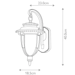 Kinkiet zewnętrzny St Louis (STL2-M-WB) - Elstead Lighting