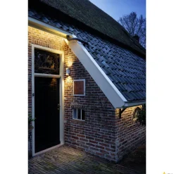 Kinkiet zewnętrzny up/down MODELA biały/złoty (1007806) - SLV