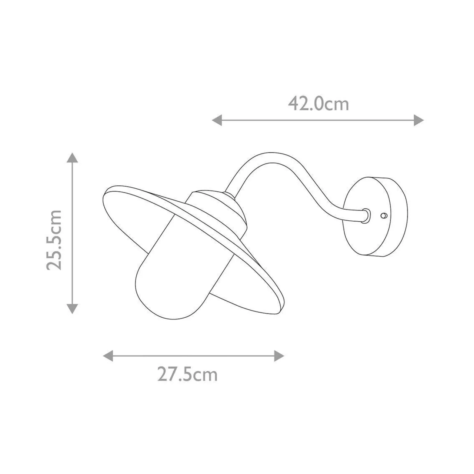 Kinkiet zewnętrzny z czujnikiem ruchu Klampenborg (KLAMPENBORG-PIR-BK) - Elstead Lighting