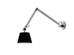 Kinkiet ZYTA S WALL ALU stelaż aluminium AZ 2295 + AZ 2597 black | czarny - średnica 20 - Azzardo