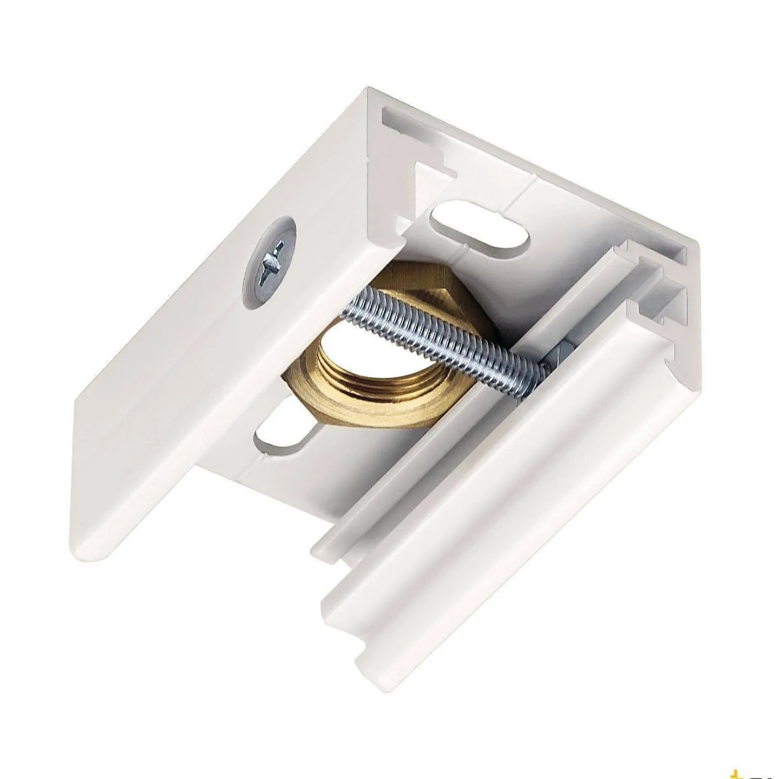 KLIPS DO LAMP WISZĄCYCH, do 3-fazowej wysokonapięciowej szyny natynkowej EUTRAC, kolor biały, gwint M13 (1001530) - SLV