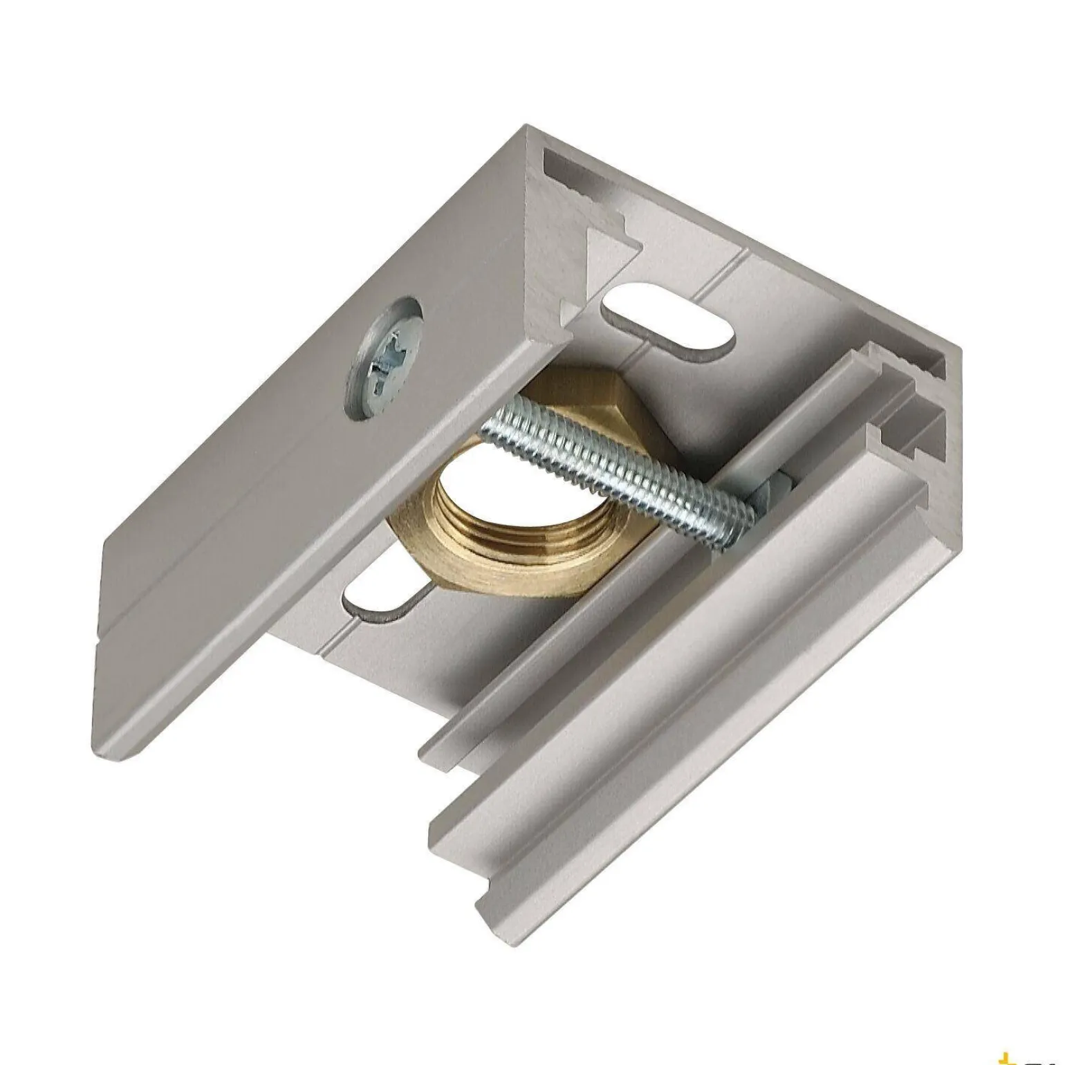 KLIPS DO LAMP WISZĄCYCH, do 3-fazowej wysokonapięciowej szyny natynkowej EUTRAC, kolor srebrnoszary, gwint M13 (145734) - SLV